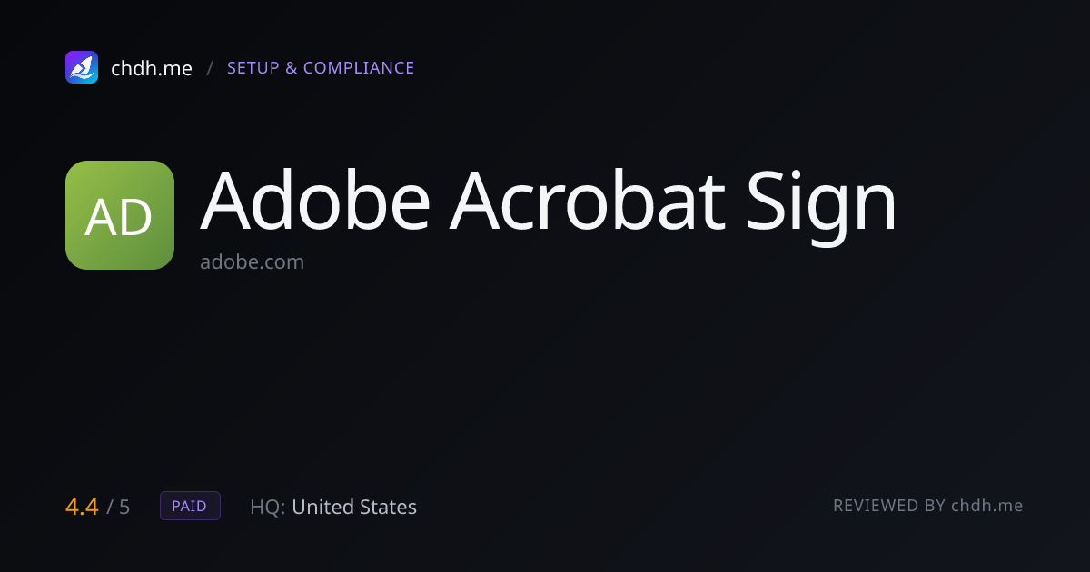 Adobe Acrobat Sign