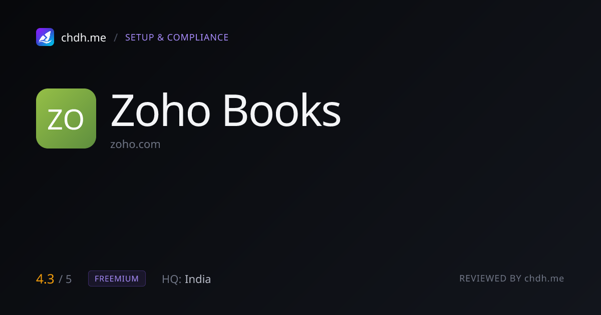 Zoho Books