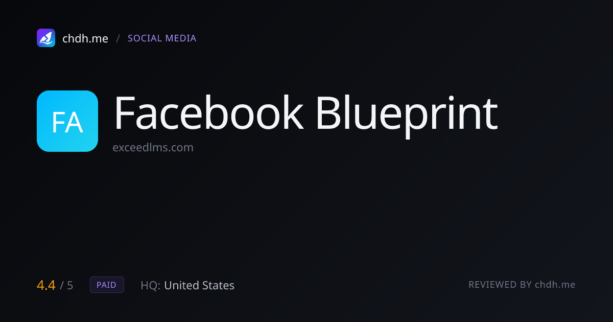 Facebook Blueprint(官方广告培训)