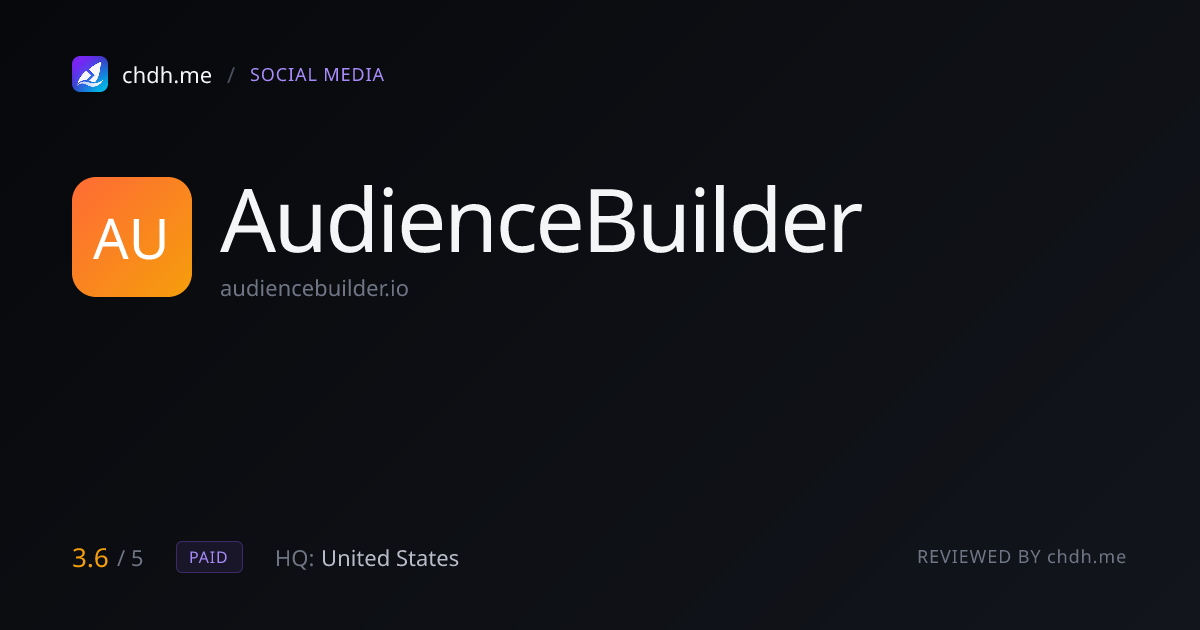 AudienceBuilder（FB 兴趣关键词工具）