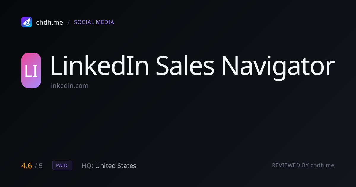 LinkedIn Sales Navigator