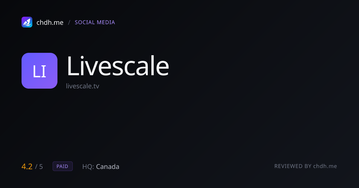 Livescale