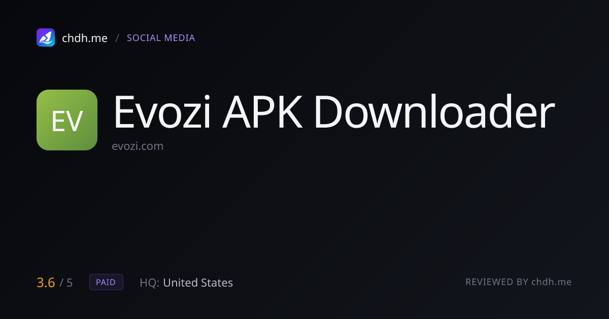 Evozi APK Downloader(谷歌 Play 下载)