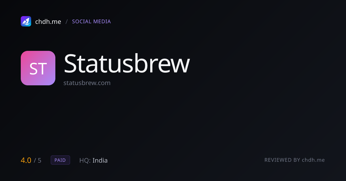 Statusbrew