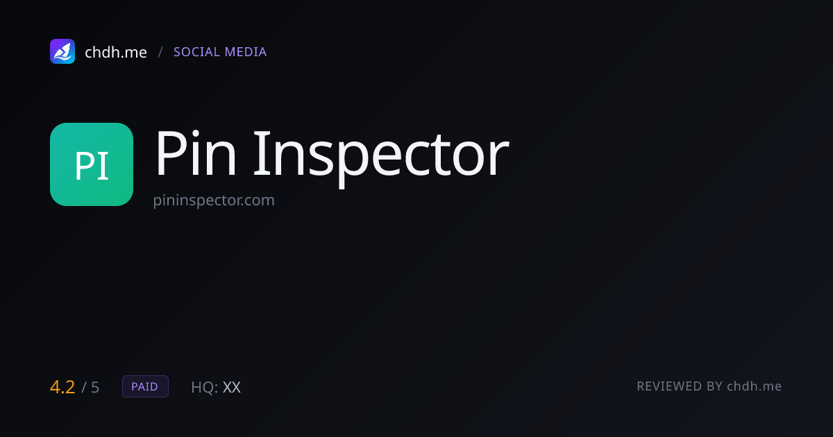 Pin Inspector