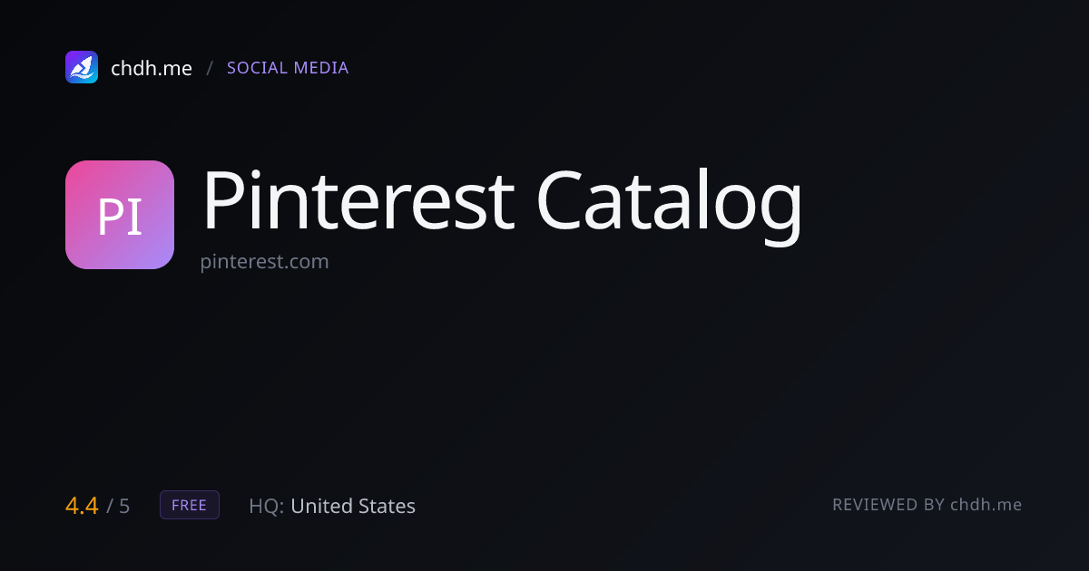 Pinterest Catalog Manager
