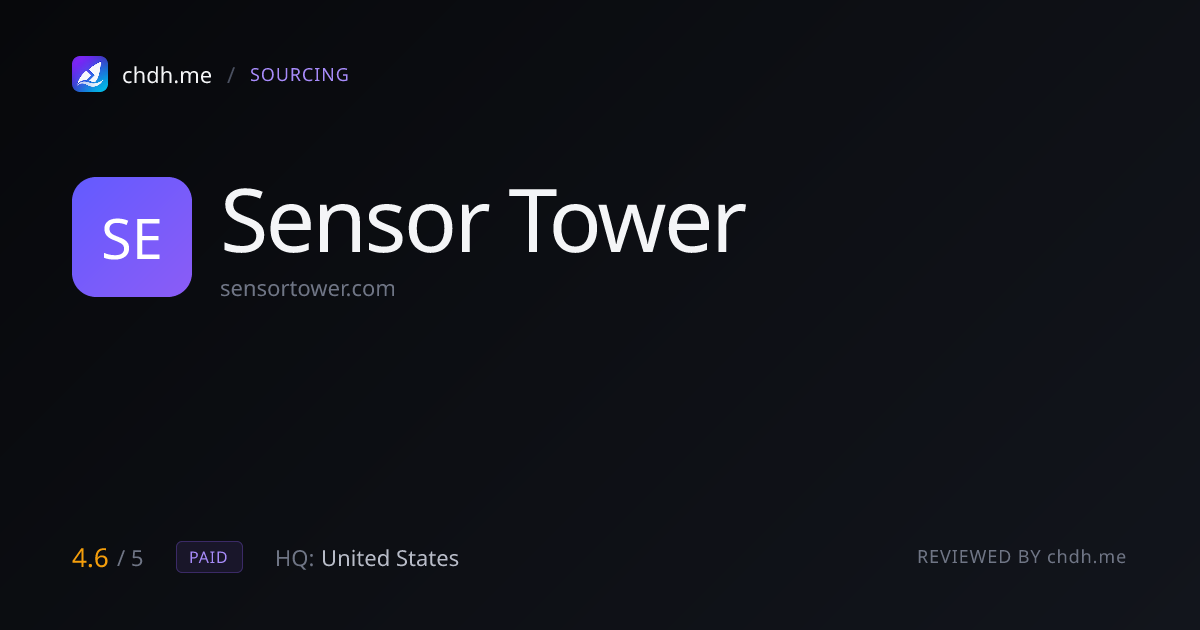 Sensor Tower