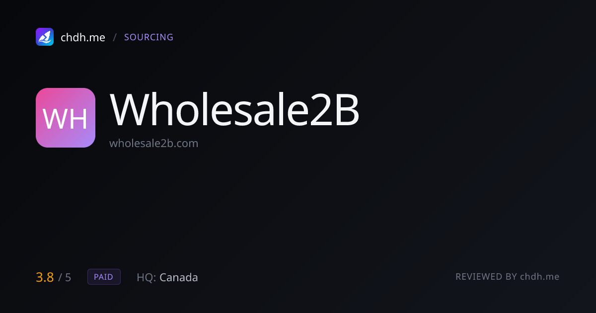 Wholesale2B