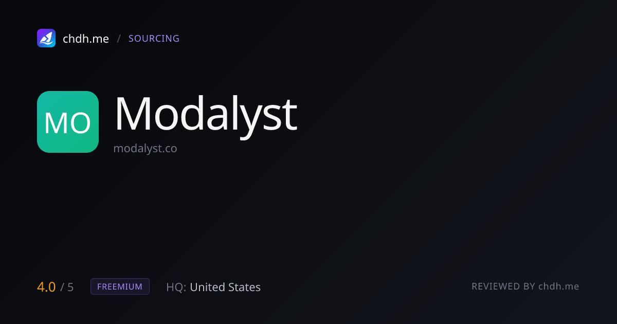 Modalyst