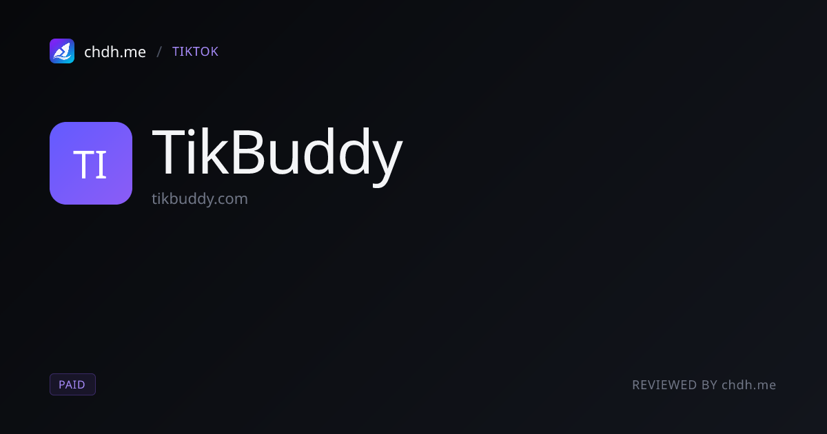TikBuddy