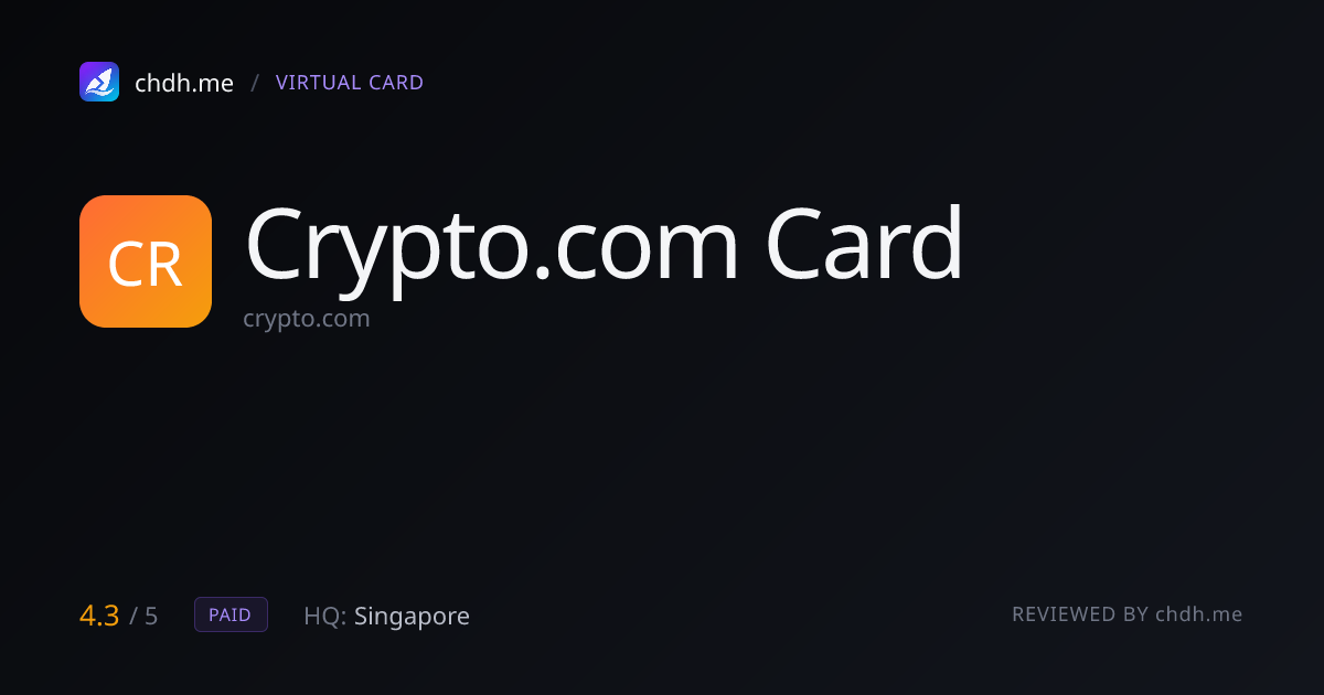 Crypto.com Card