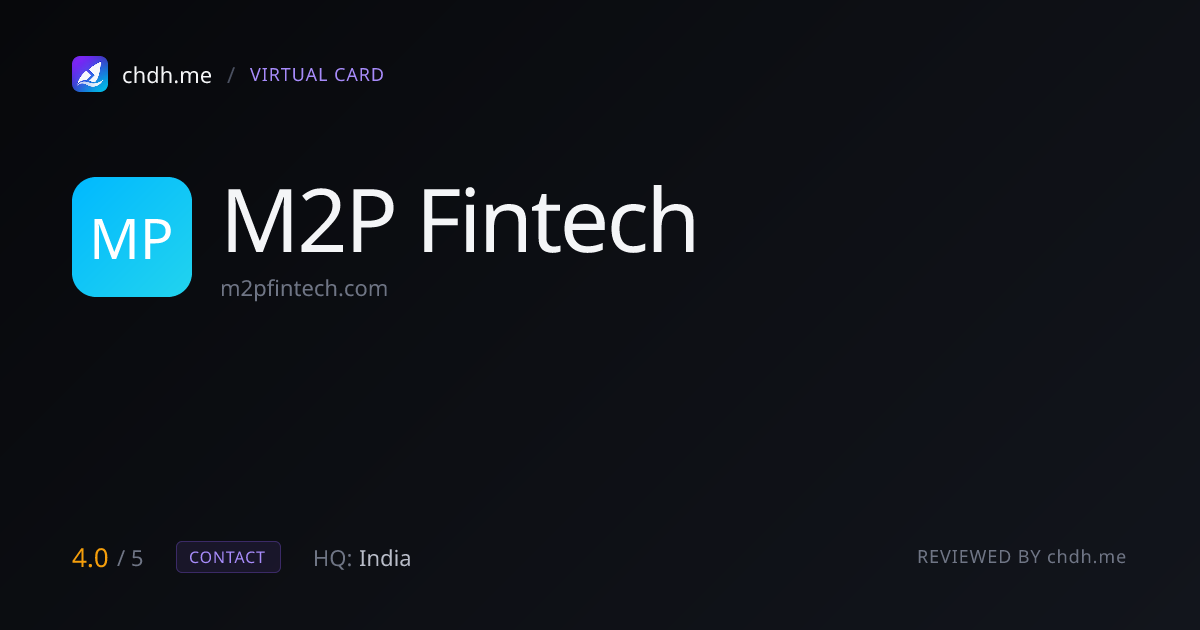 M2P Fintech